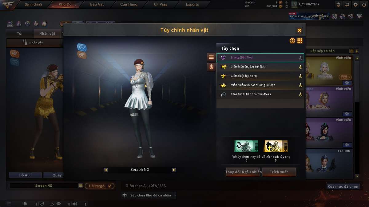 shop acc cf uy tin gia re